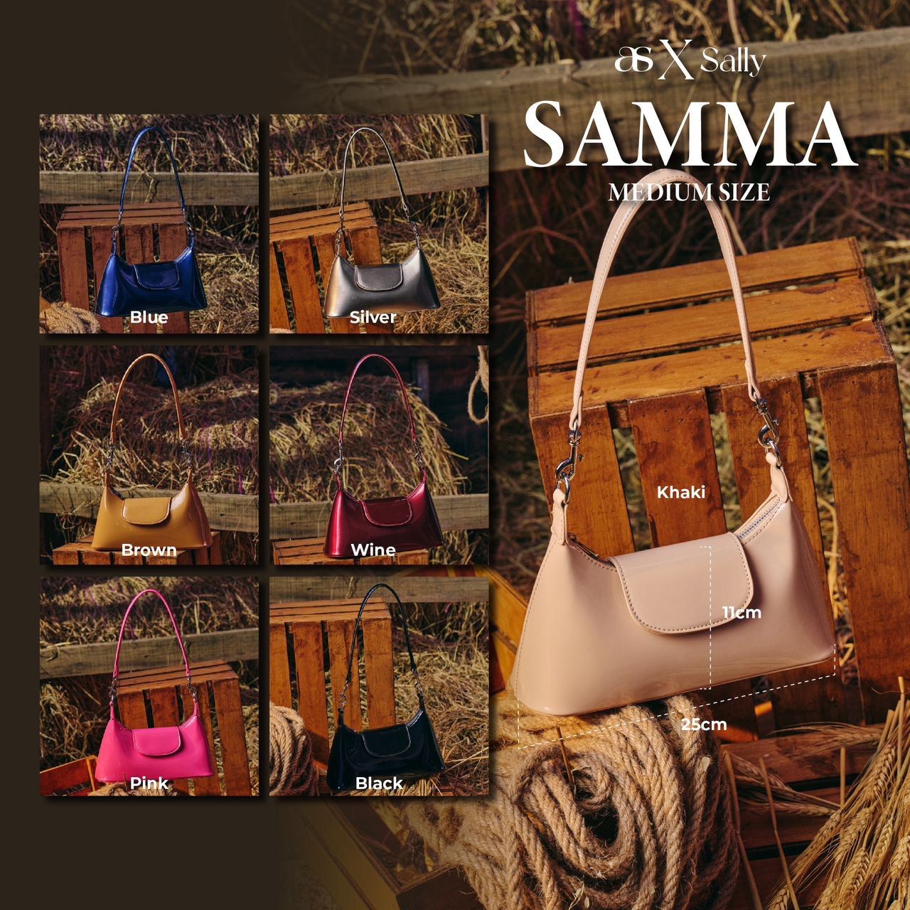 BAG SAMMA MEDIUM AS X SALLY